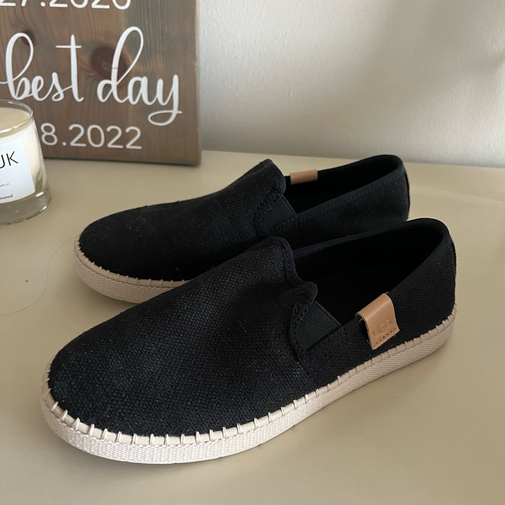 Ugg Slip On Sneaker Black- Size 7